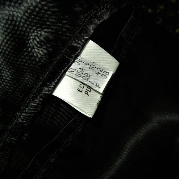 YELL Tweed Wool Button-Up Jacket Alpaca Fur Cuffs Size 6 HEAVY NO BUNDLING - Picture 11 of 12